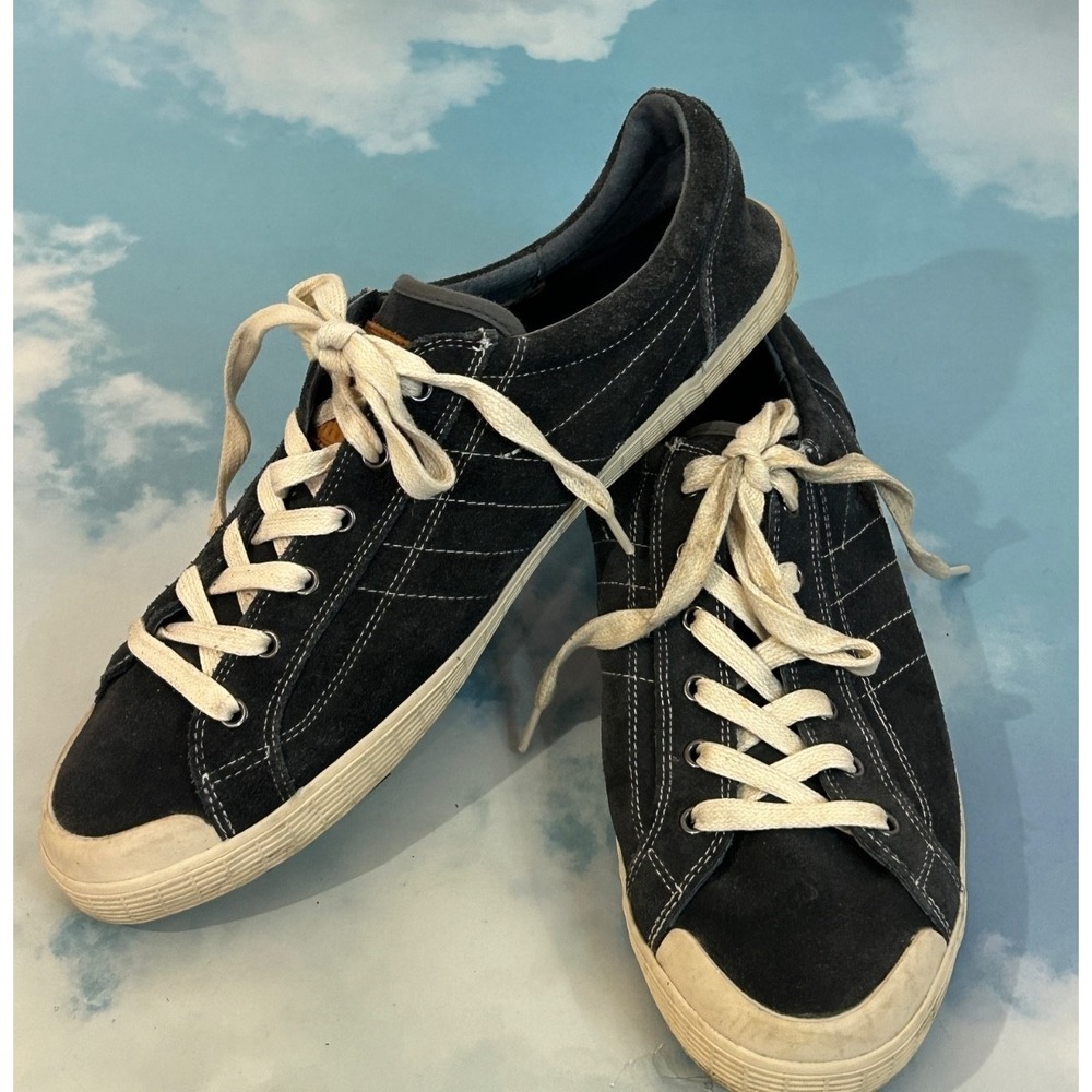 Gola Men's Sz 10‎ Otter Leather Suede Sneakers Blue Casual Shoes Low Top
